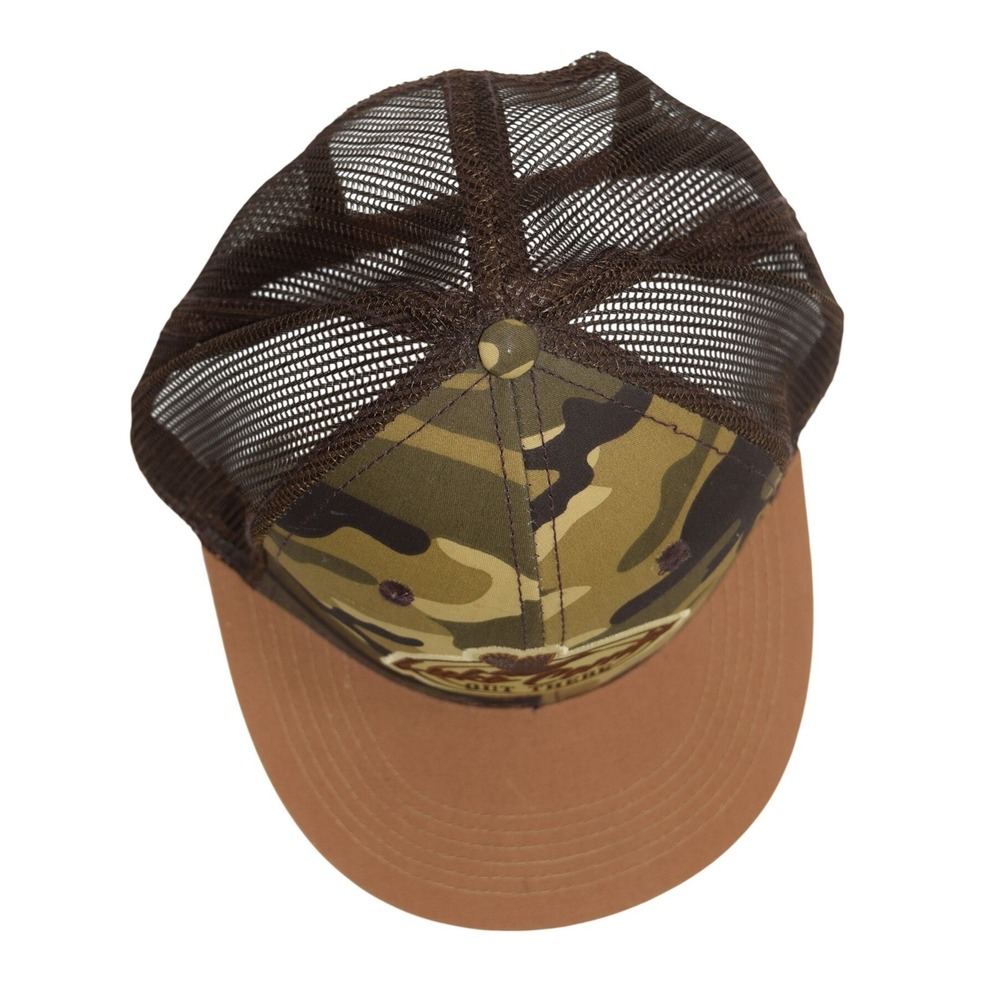 Luke Combs Out There Trucker Hat Camo Brown Snapback Mesh Back Cap - Picture 5 of 5